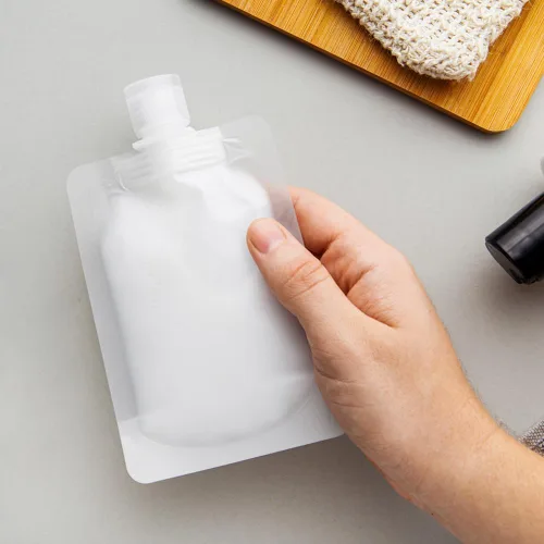 Vista 2 de 15 bolsas portátiles de embalaje de maquillaje líquido de viaje, bolsas portátiles 2025 para artículos de tocador, accesorios de viaje recargables