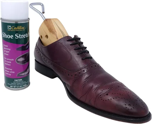 Vista 6 de Cadillac Spray elástico para zapatos, estirador y suavizante profesional para botas y zapatos para mujeres y hombres, cuero elástico, gamuza, nobuck