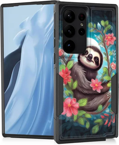 Vista 93 de Funda para Galaxy A14 5G, resistente de doble capa híbrida de policarbonato duro, goma suave, a prueba de golpes, funda protectora resistente