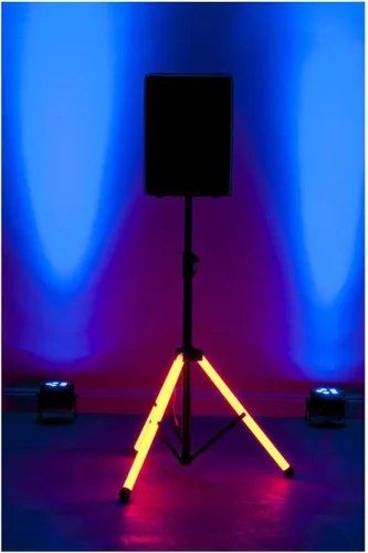 Vista 4 de American Audio Color Stand LED Color Cambio Trípode Pierna Altavoz Soporte con Control Remoto