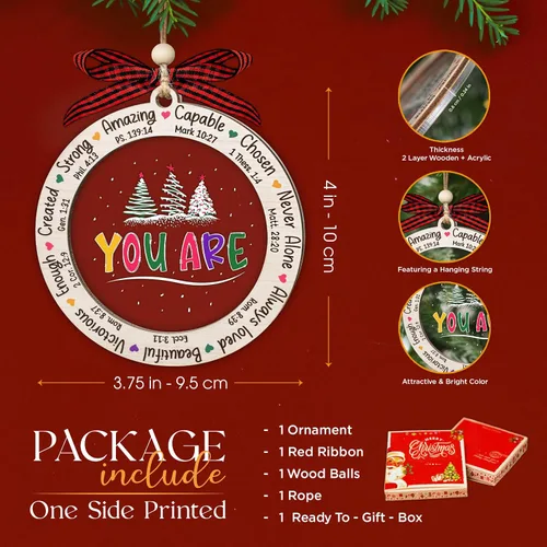 Vista 2 de Regalos cristianos para mujeres, adornos de Navidad 2025, adornos de Navidad cristianos, regalos religiosos para mujeres, adorno religioso, regalo
