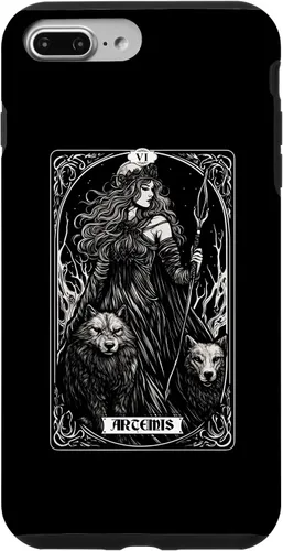 Vista 9 de iPhone 14 Artemis Tarot Card Caza Dios griego Diosa Caso