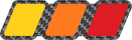 Vista 38 de Insignia tricolor - Compatible con Toy Taco, Tun y 4Run Negro con escala de grises TRI
