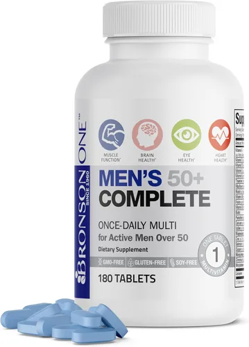Vista 10 de Bronson One Daily - Multivitamínico completo para hombre 50+, 90 tabletas