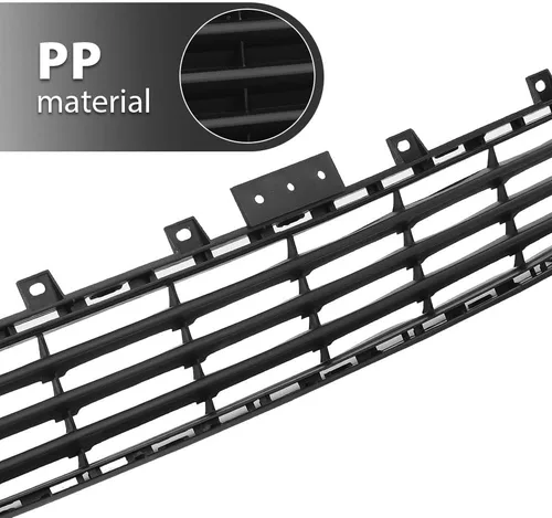 Vista 4 de G-PLUS Parachoques delantero inferior compatible con Infiniti Q50 2014-2017 parrilla negra mate IN1036102 622544HB0A