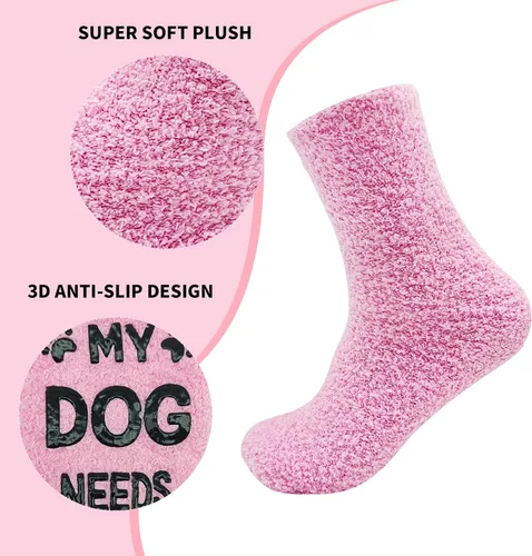 Vista 4 de Golden Associate Regalos para Mamá Perrera, Vaso Térmico Temático de Perros de 20 oz y Conjunto de Calcetines Divertidos, Rellenos para Calcetín