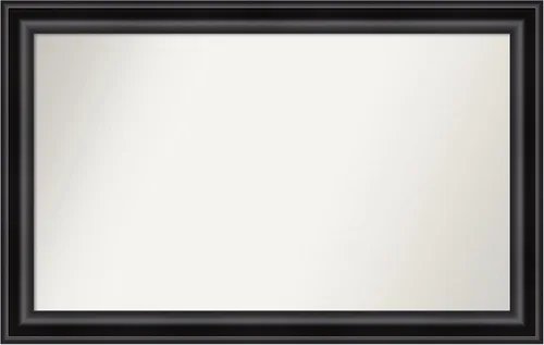 Vista 503 de Amanti Art Espejo personalizado, espejo de baño negro puente, espejo de pared o espejo de tocador de baño sobre el fregadero (26 x 26 pulgadas)