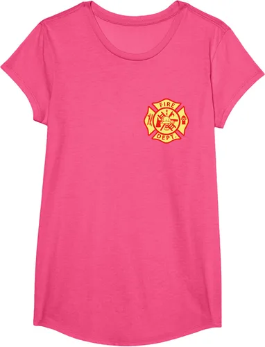 Vista 60 de Camiseta con logotipo de bomberos con símbolo de bombero, Negro