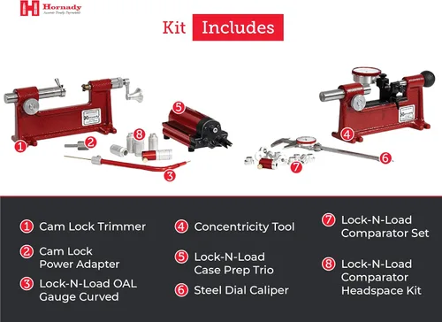 Vista 4 de Hornady Lock-N-Load - Kit de accesorios para recargadores de precisión, 095150 - Ayuda a los recargadores de precisión a verificar