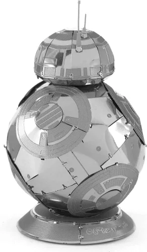 Vista 4 de Metal Earth Fascinations Star Wars BB-8 Kit de modelo de metal 3D con pinzas
