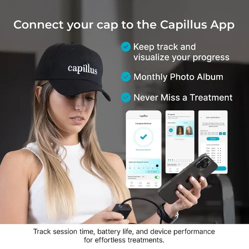 Vista 13 de Capillus Pro S1 - Gorra láser para terapia de luz roja, para el crecimiento