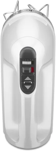 Vista 3 de Batidora de mano KitchenAid de 9 velocidades - KHM926, color blanco
