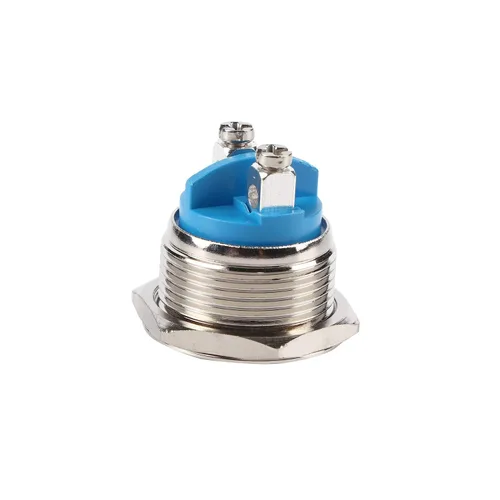 Vista 4 de Fydun - Interruptor de botón de metal de 0.748 in, interruptor momentáneo de bocina de botón de 12 V para interruptor de coche, interruptor