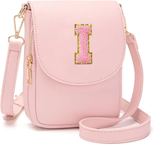 Vista 93 de Viverte Bolso Cruzado para Niñas Adolescentes Pequeñas, Bolso Inicial para Celular, Pequeña Cartera para Niños Pequeños, Bolso de Cuero con Tres