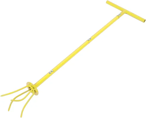 Vista 3 de WALFRONT Manual Hand Tiller, Stainless Steel Twist Tiller Garden Claw Tool with Ergonomic Handle, Efficient Soil Cultivator for Vegetable Garden and