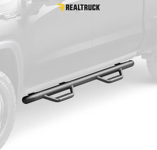 Vista 2 de RealTruck - Escalones Nerf para 4Runner Rueda a rueda, acero resistente, negro texturizado T1360R Compatible con Toyota 4 Runner 2010 - 2024