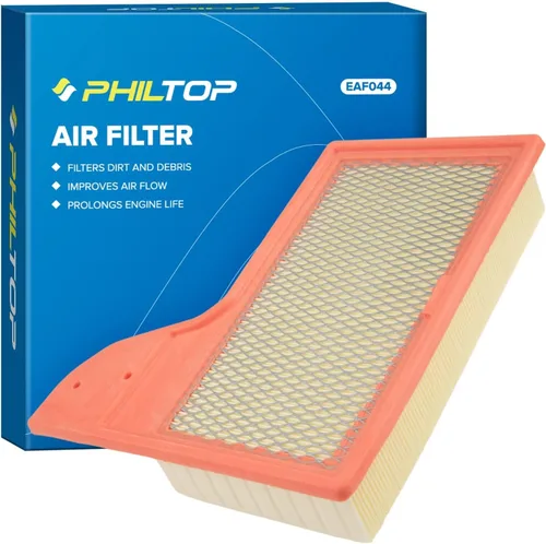 Vista 14 de PHILTOP Filtro de aire de motor CA10165 de repuesto para Honda Civic 2006-2011, L4 1.8L, panel rígido