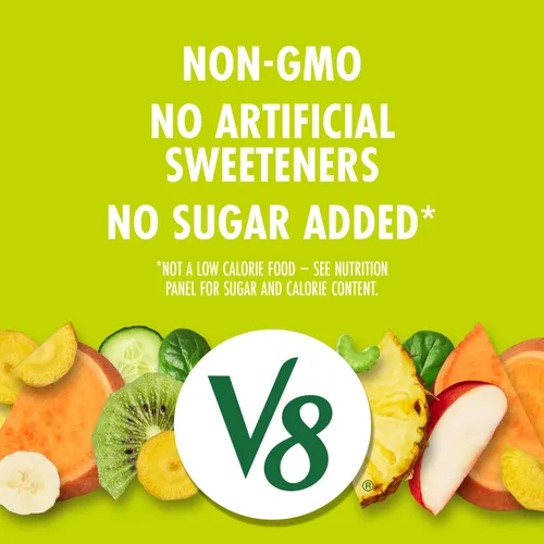 Vista 5 de V8 Deliciosamente verde 100% jugo de frutas y verduras, lata de 8 onzas líquidas (paquete de 6)
