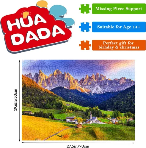Vista 2 de Rompecabezas para adultos de 1000 piezas para adultos, rompecabezas de 1000 piezas, 1000 piezas, flores coloridas y gatos lindos