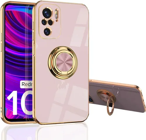 Vista 9 de MingWei XIAOMI Poco M5s/ Redmi Note 10/10s - Funda con soporte magnético de 360° para automóvil [tecnología de galvanoplastia] Funda de protección