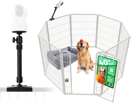 Vista 87 de FXW Homeplus Unleashed Corralito para Perros de Interior - Juego Sin Estrés y Seguro, Resistente de 24 Pulgadas 2 Paneles Corralito para Cachorros