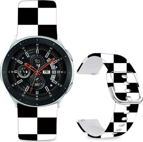 Vista 9 de Correas de reloj de dibujos animados de 0.787 in compatibles con Samsung Galaxy Watch 7/6/5/4 40/1.732 in/Galaxy Watch 1.654 in, correas deportivas