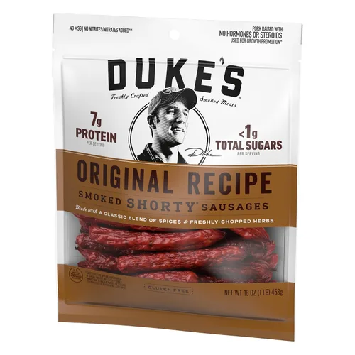 Vista 5 de Duke's Pork Original Smoked Shorty Sausages, 16 oz.