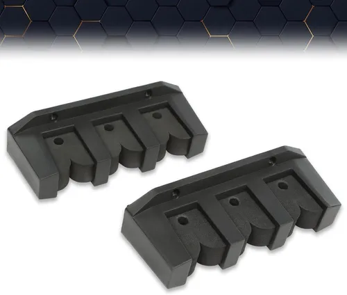 Vista 6 de PIT66 Soporte de caña de pescar montado soporte de caña horizontal 3 Barco de pesca Gear Pole Storage Holder Mount Plastic