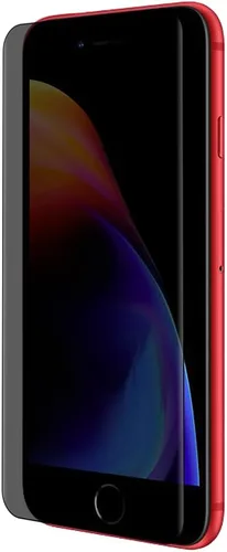 Vista 4 de Protector de pantalla de vidrio templado para iPhone 7 Plus / 8 Plus, 2 unidades, antiespía, antihuellas, ultrafino, antiarañazos, dureza 9H