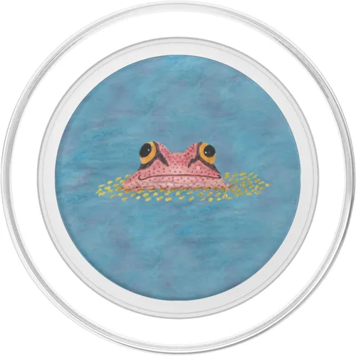 Vista 2 de Frog in Duckweed teléfono PopSockets MagSafe PopGrip para iPhone