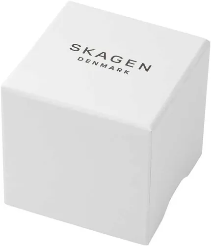 Vista 8 de Skagen Grenen Lille Reloj de mujer con malla de acero inoxidable o correa de cuero