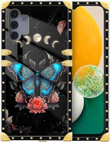 Vista 13 de Funda compatible con Samsung Galaxy A13 5G, 4 libélulas en la flor para mujeres y niñas, funda protectora de TPU suave a prueba de golpes