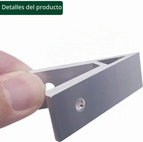Vista 4 de 8 juegos de accesorios de hardware de extrusión de aluminio 2020 con tuercas roscadas M5 y llave para riel de ranura en V en ángulo de 45 grados