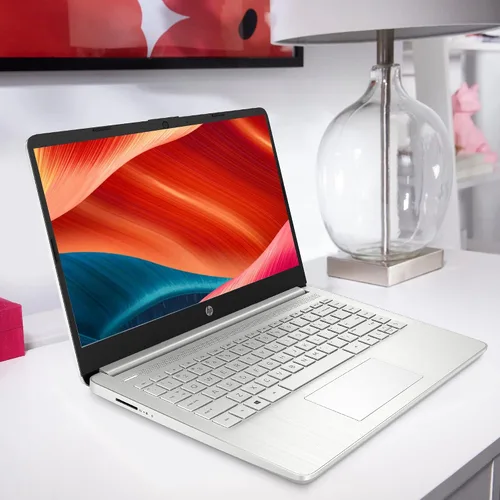 Vista 3 de HP Laptop 14 para productividad y entretenimiento, pantalla FHD de 14 pulgadas, 16 GB de RAM, SSD de 1 TB, procesador AMD Ryzen 3 de hasta 3.5 GHz