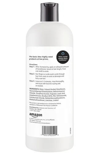 Vista 2 de Amazon Basics Acondicionador rico en humedad, 28 onzas líquidas
