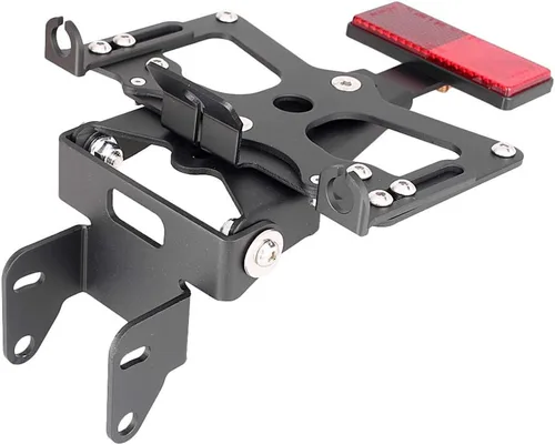 Vista 4 de Fender Eliminator - Soporte para placa de matrícula compatible con Yamaha MT-07 FZ-07 2014 2015 2016 negro