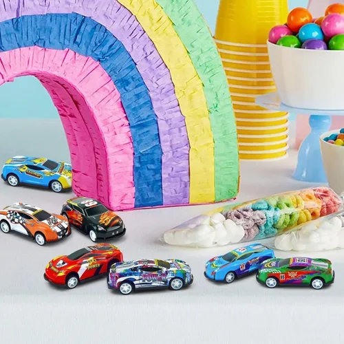 Vista 8 de Vileafy 30 autos de juguete para niños, mini recuerdos de fiesta de autos