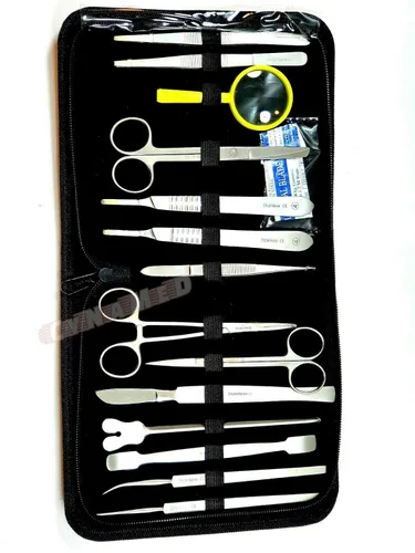 Vista 3 de Cynamed Kit avanzado de disección de disección de 44 piezas, estudiantes de biología y veterinaria, kit de disección de laboratorio de anatomía