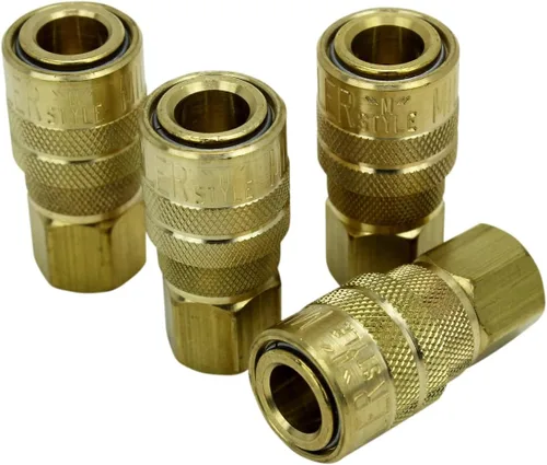 Vista 9 de Milton 715BK FNPT M Acoplador 1/4 pulgadas, caja de 100