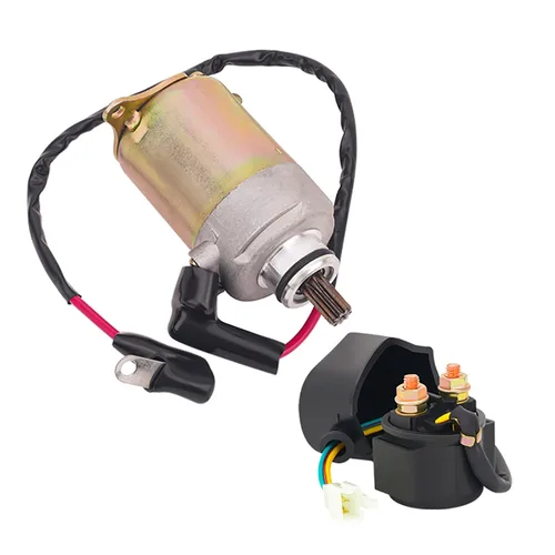 Vista 10 de AHL Motor de arranque de 9 dientes compatible con GY6 Carter Talon Yerf Dog 150cc Go Karts 125cc Taotao SUNL Baja Icebear Tank Roketa 152QMI 157QMJ