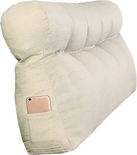 Vista 12 de Almohada de cuña triangular Soporte de posicionamiento Cojín de espalda de lectura Respaldo Soporte de posicionamiento Almohada Almohada de Cabecero
