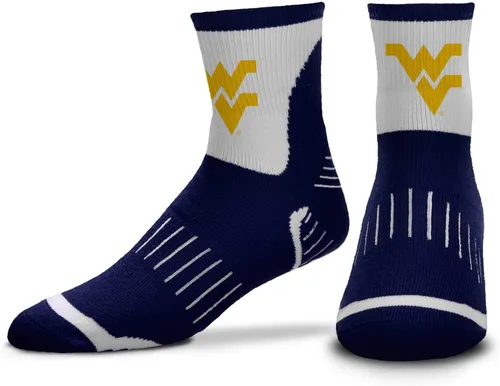 Vista 22 de For Bare Feet Adult NCAA Surge Quarter Length Crew Socks - All Weather Performance - Men & Women - Enhance Your Team Footwear