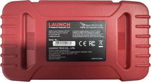 Vista 9 de LAUNCH Escáner OBD2 2026 US Ver. CRP123X V2.0 Elite, 7 herramienta de escaneo de restablecimiento, FCA SGW, lector de código de transmisión SRS ABS