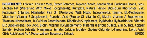 Vista 9 de Nature's Recipe Alimento seco para cachorros sin granos, receta de pollo, batata y calabaza, bolsa de 12 libras