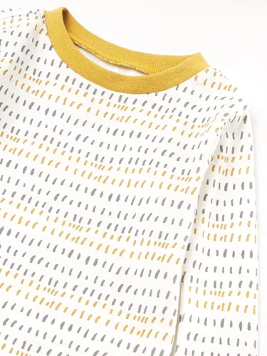 Vista 4 de HonestBaby Pijama unisex de algodón orgánico para niños y bebés