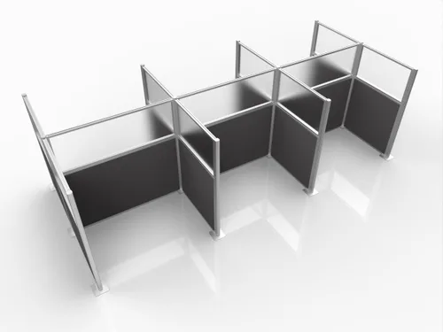 Vista 45 de Versare Kit de cubículo de panel de silencio Paredes de división de estación de trabajo Paredes de cubículo de amortiguación de sonido