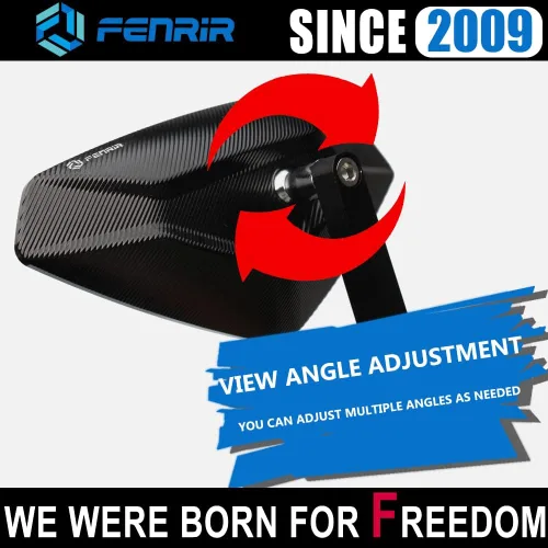 Vista 9 de FENRIR Espejo de motocicleta con adaptador para Sportster Softail Iron Cuarenta y ocho martillos Kingpin Vegas Jackpot BOULEVARD M90 S40 INTRUDER
