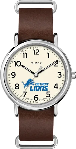 Vista 29 de Timex Tribute Correa de cuero de cuarzo NFL Weekender de 1.575 in para hombre