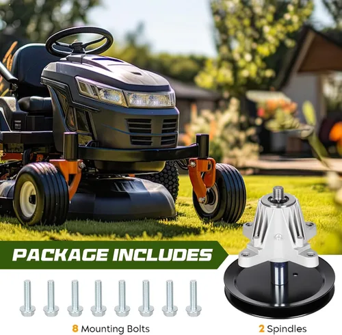 Vista 5 de Conjunto de husillo 918-04865 618-04636A de 46 pulgadas para Cub Cadet LTX1045 LTX1046 para MTD LT2000 LT2200 LT2500, para 618-04865 918-04865A