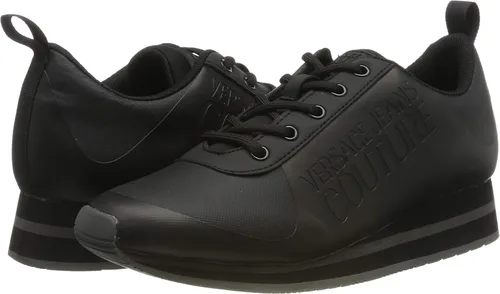 Vista 7 de Versace Jeans Zapatos de gimnasia bajos para mujer, Negro